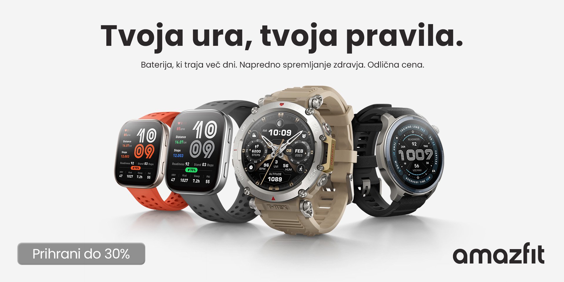 Amazfit pametne ure na akciji